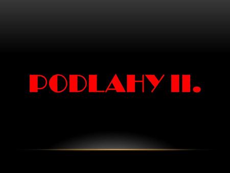 PODLAHY II..