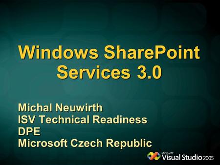 Windows SharePoint Services 3.0