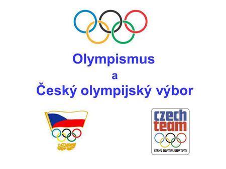 a Český olympijský výbor