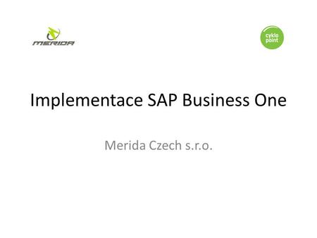 Implementace SAP Business One