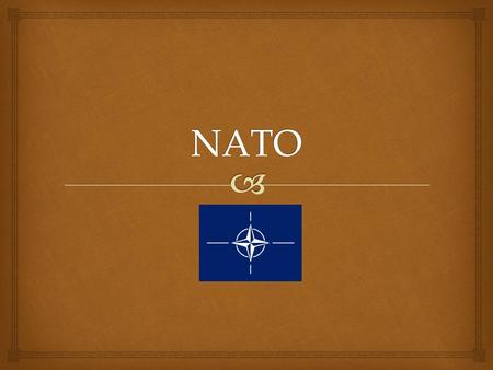 NATO.