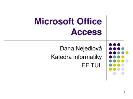 Microsoft Office Access