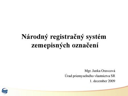 Národný registračný systém zemepisných označení