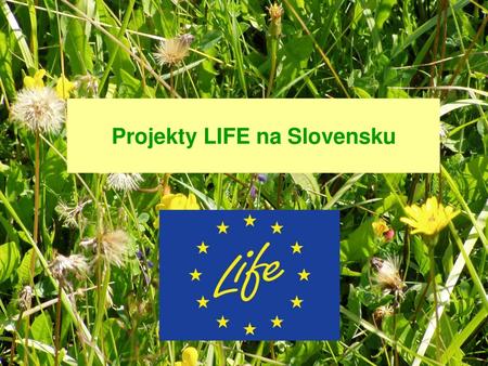 Projekty LIFE na Slovensku