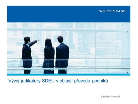 Program Evropská právní úprava Česká právní úprava