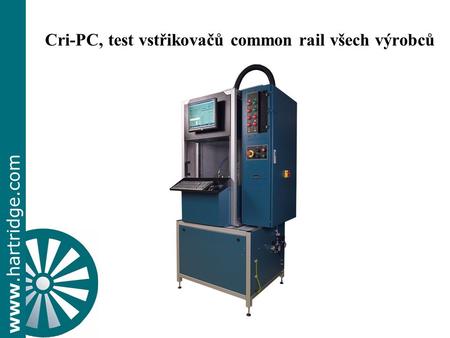Cri-PC, test vstřikovačů common rail všech výrobců