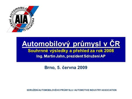 Automobilový průmysl v ČR