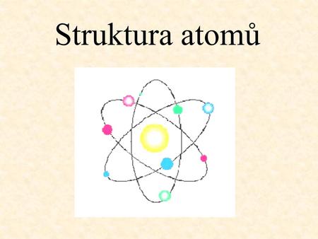 Struktura atomů.