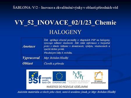 VY_52_INOVACE_02/1/23_Chemie