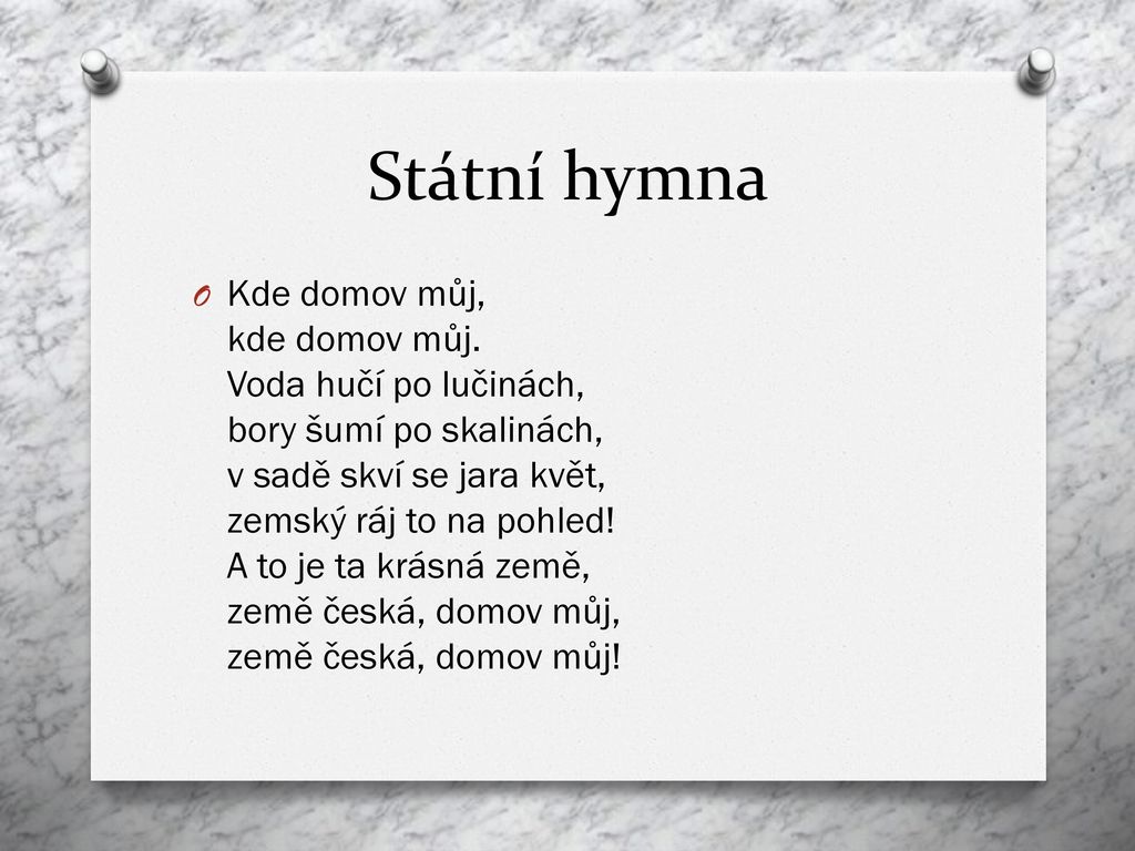 Státní hymna