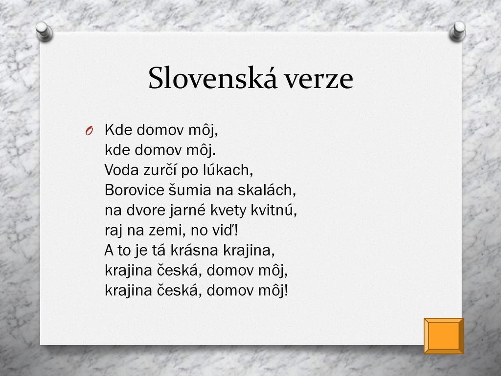 Slovenská verze
