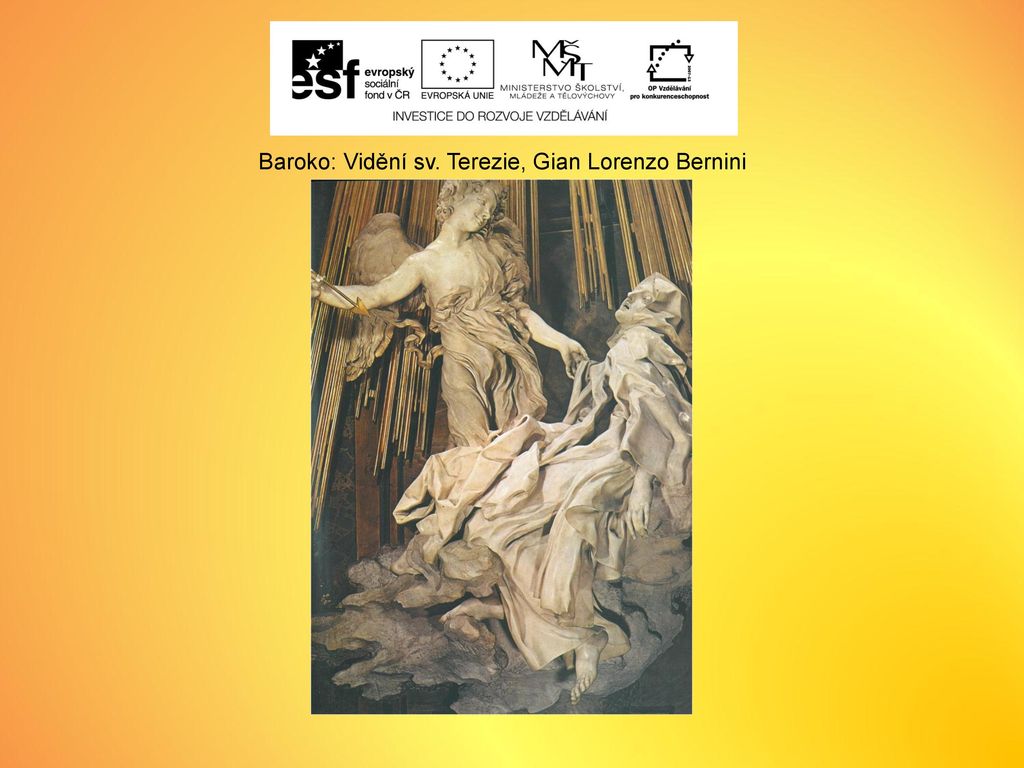 Baroko: Vidění sv. Terezie, Gian Lorenzo Bernini