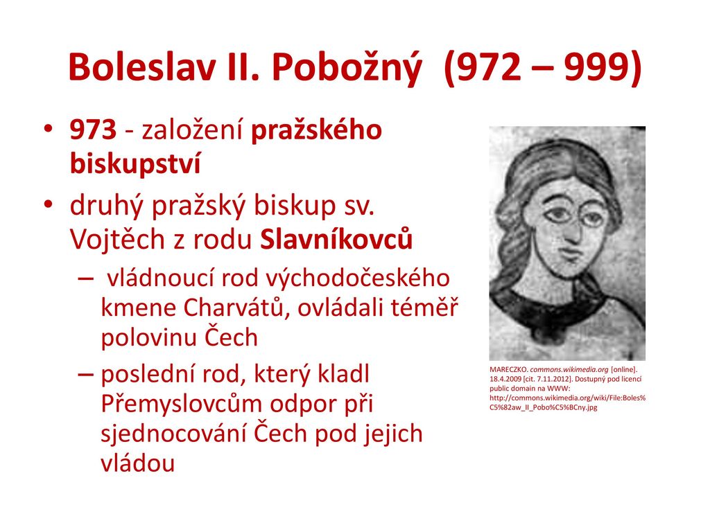 Boleslav II. Pobožný (972 – 999)