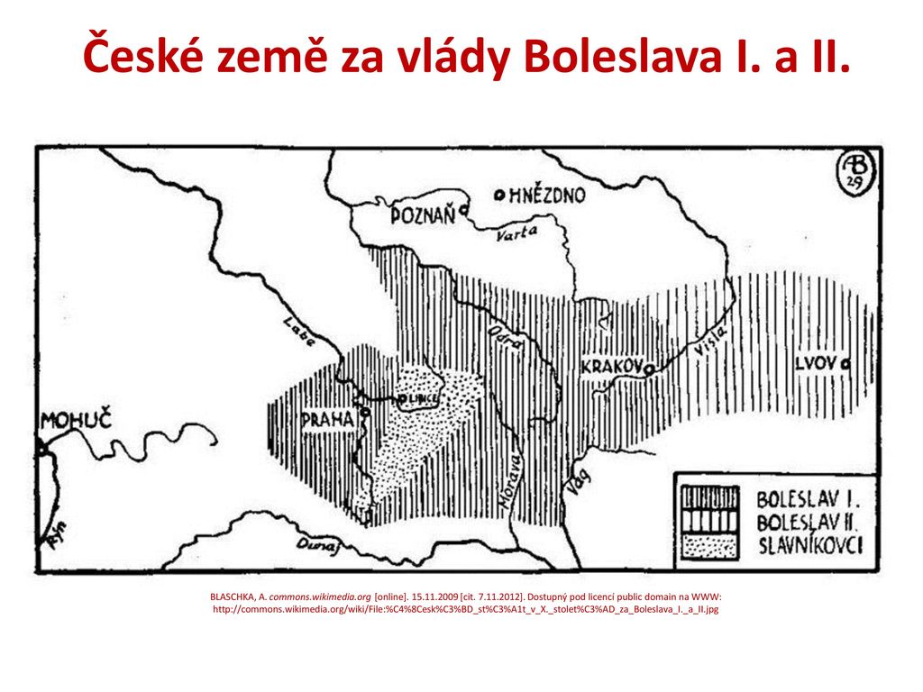 České země za vlády Boleslava I. a II.