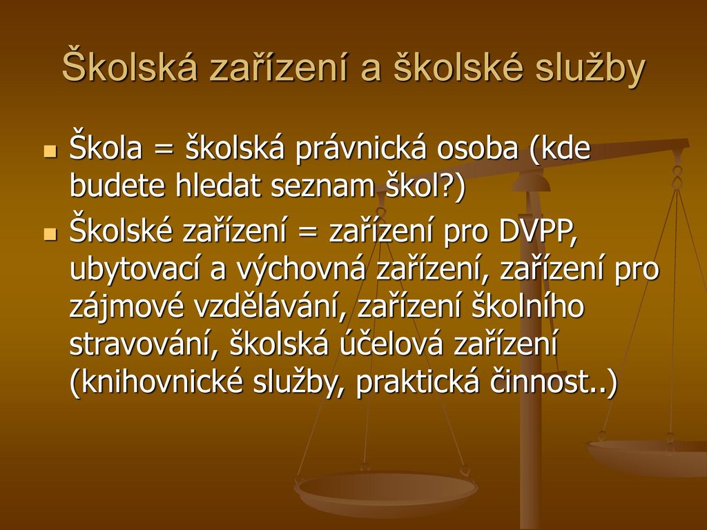 Co jsou školské služby?