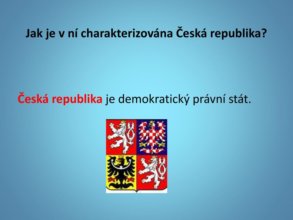 Jak je v ní charakterizována Česká republika