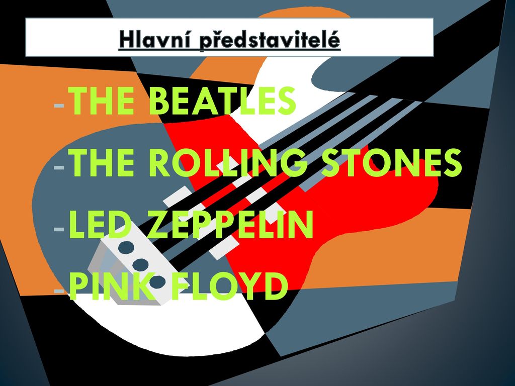THE BEATLES THE ROLLING STONES LED ZEPPELIN PINK FLOYD