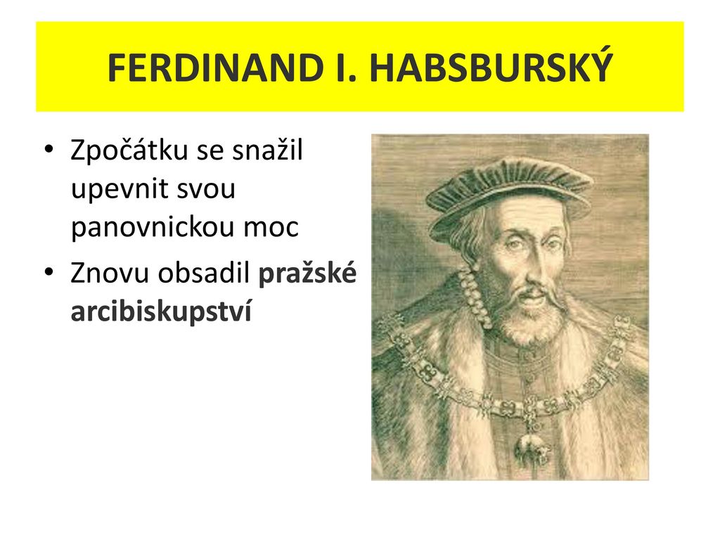 FERDINAND I. HABSBURSKÝ