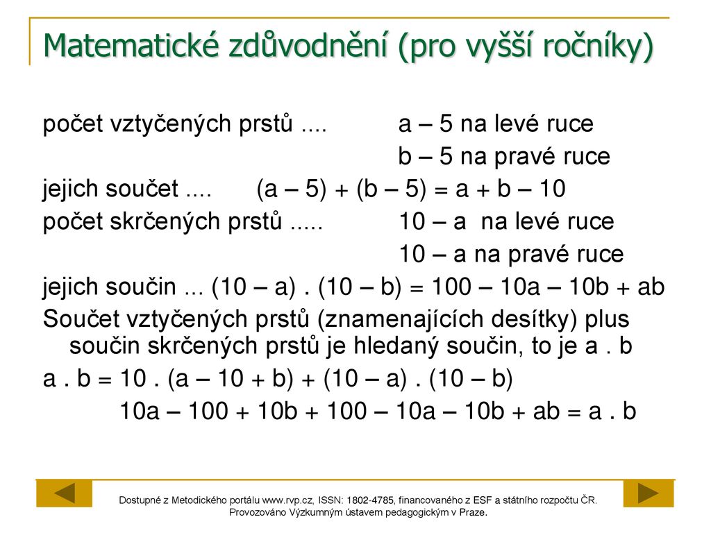 Jak Středověcí Obchodníci Násobili Pomocí Svých Prstů? - Ppt Stáhnout