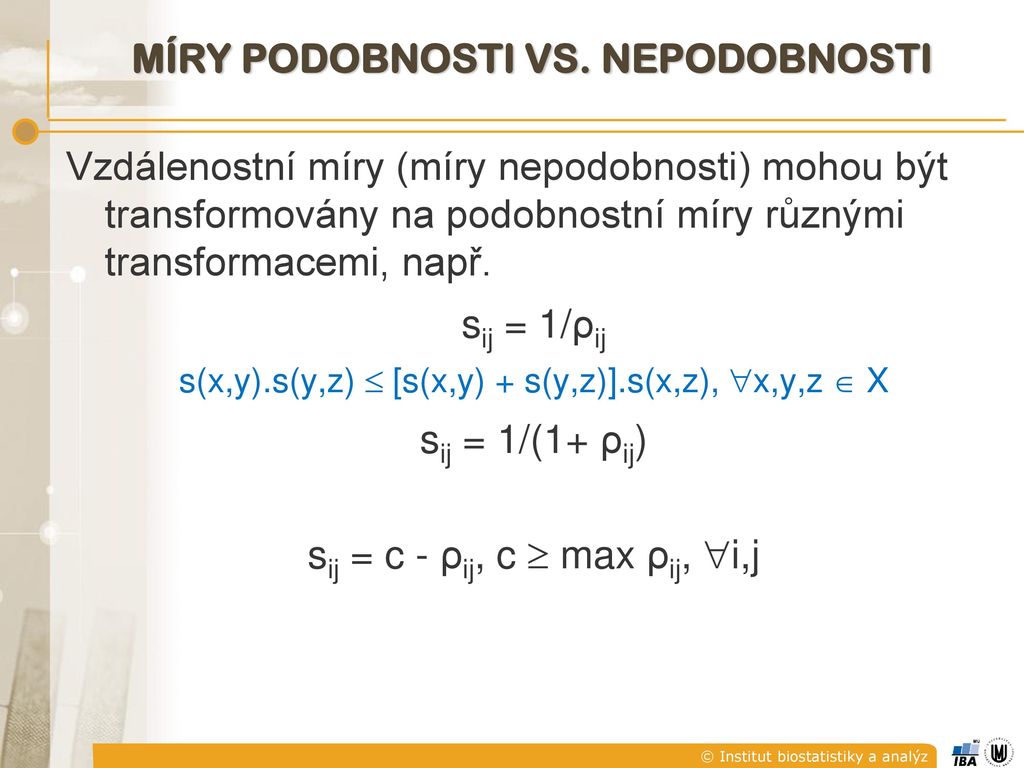 Analyza A Klasifikace Dat Ppt Stahnout