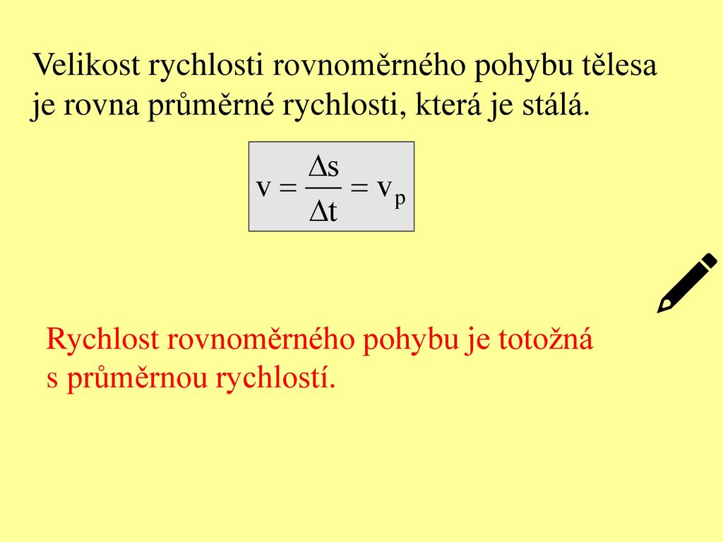 Co to je konstantní rychlost?