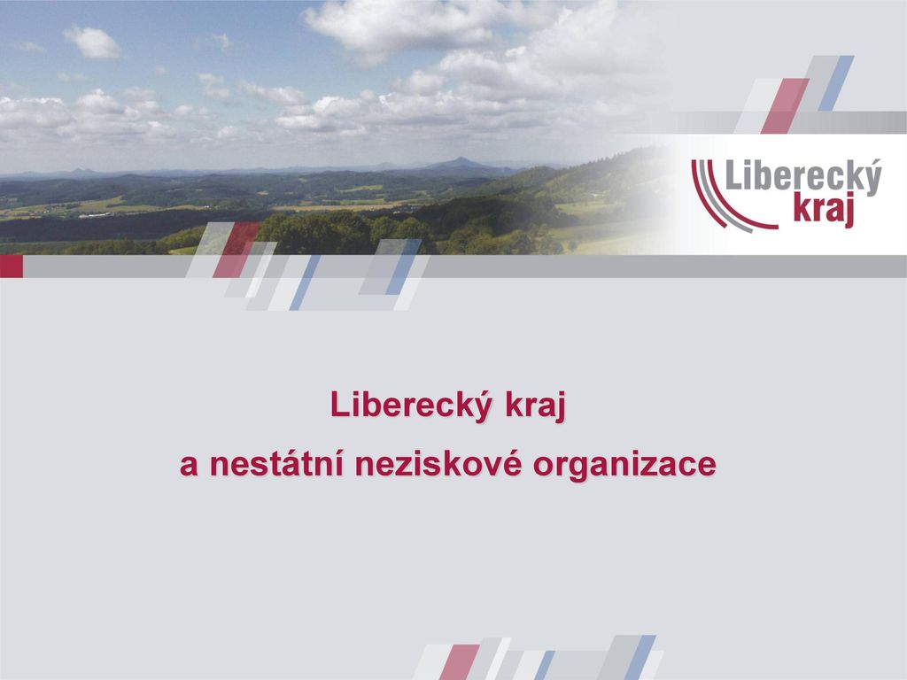 Liberecký Kraj A Nestátní Neziskové Organizace - Ppt Stáhnout