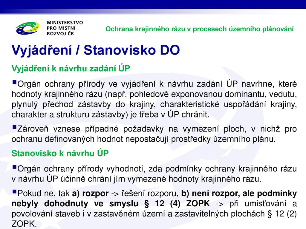 Informace O Metodickém Výkladu K § 12 (4) ZOPK - Ppt Stáhnout