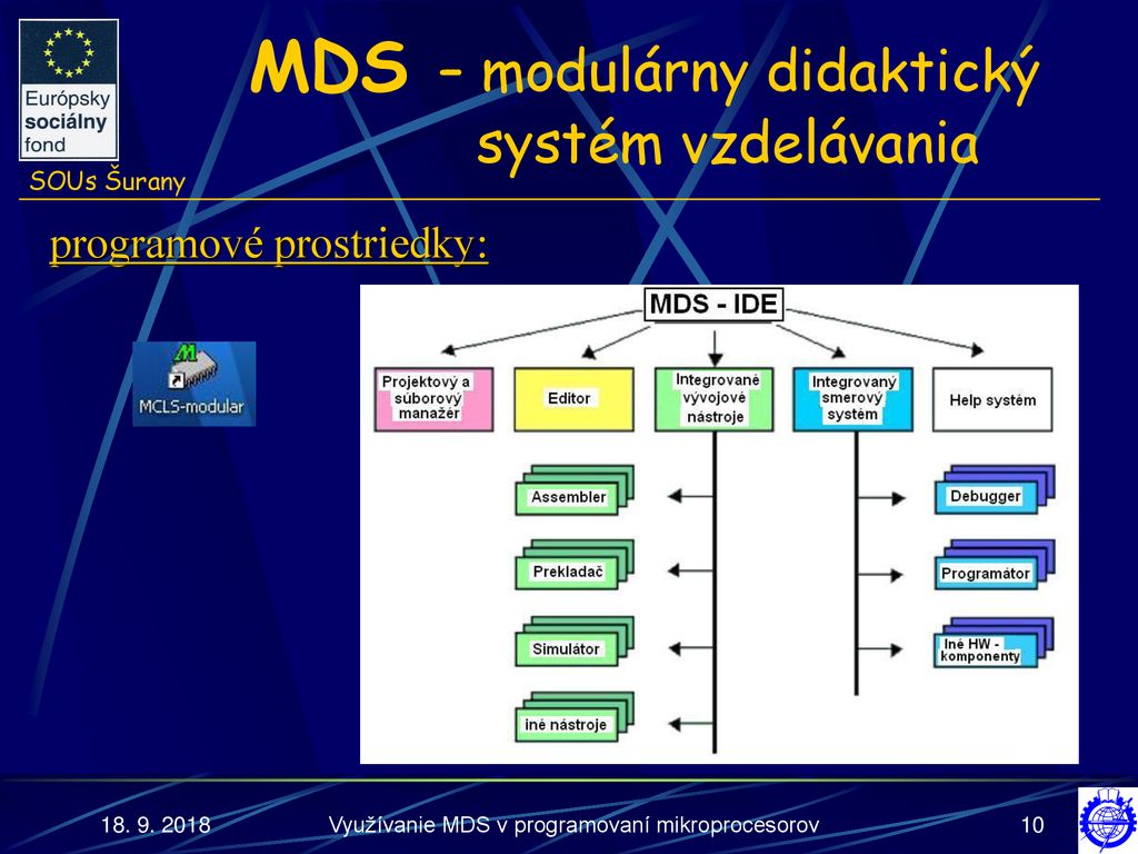 Využívanie MDS v programovaní mikroprocesorov