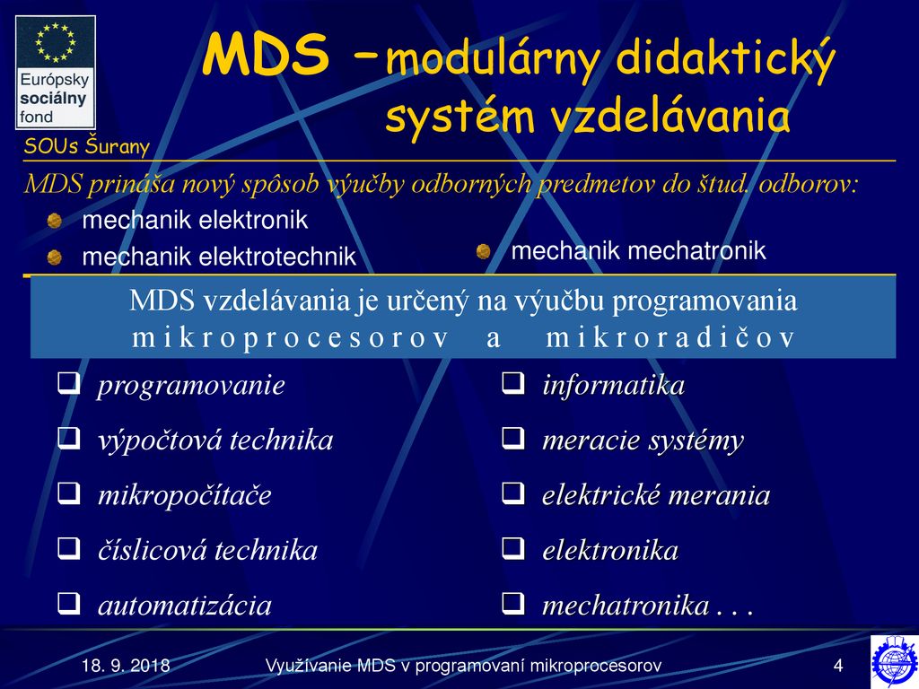MDS – modulárny didaktický systém vzdelávania