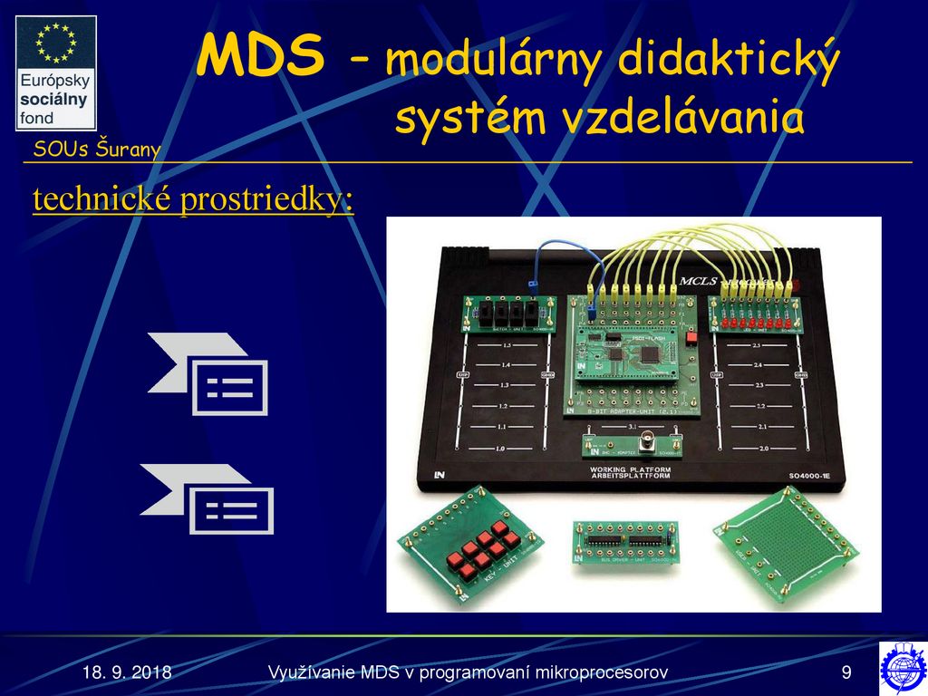 Využívanie MDS v programovaní mikroprocesorov