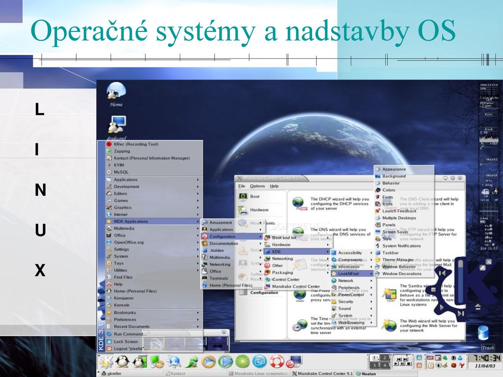 Operačné systémy a nadstavby OS