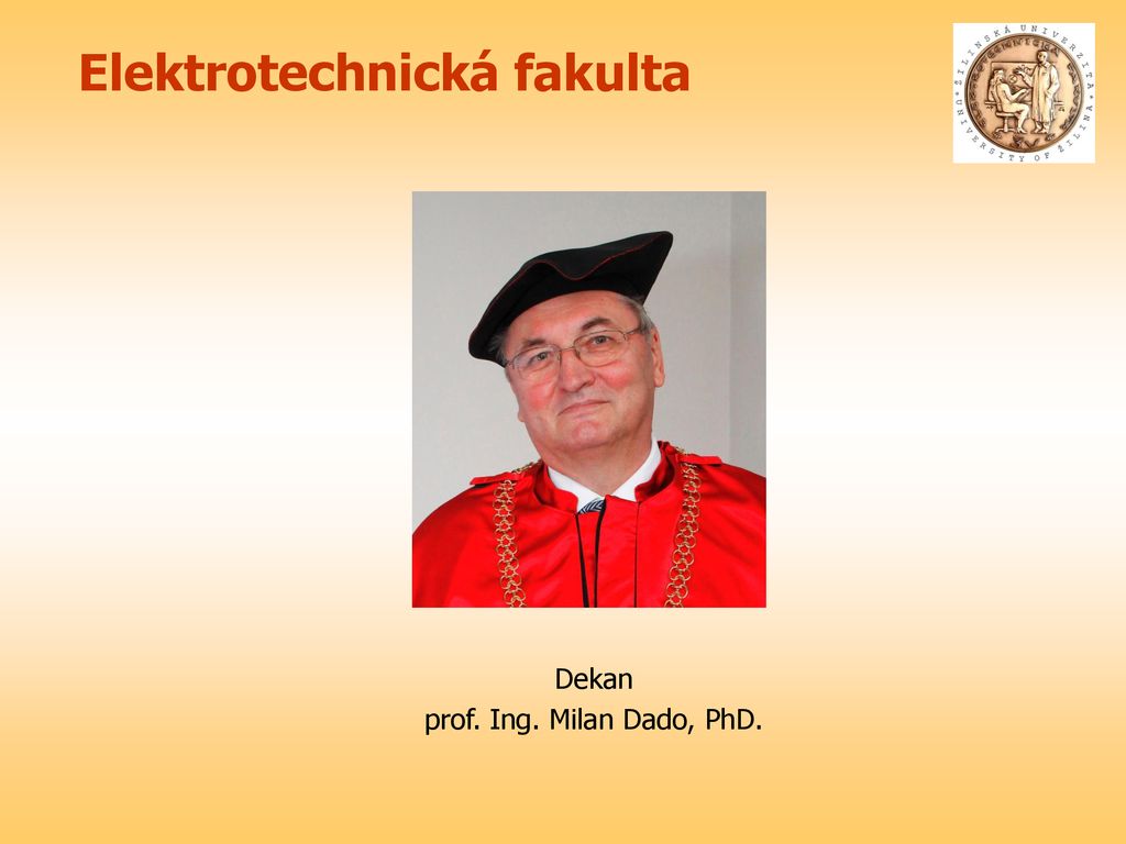 Žilinská Univerzita V Žiline Elektrotechnická Fakulta - Ppt Stáhnout