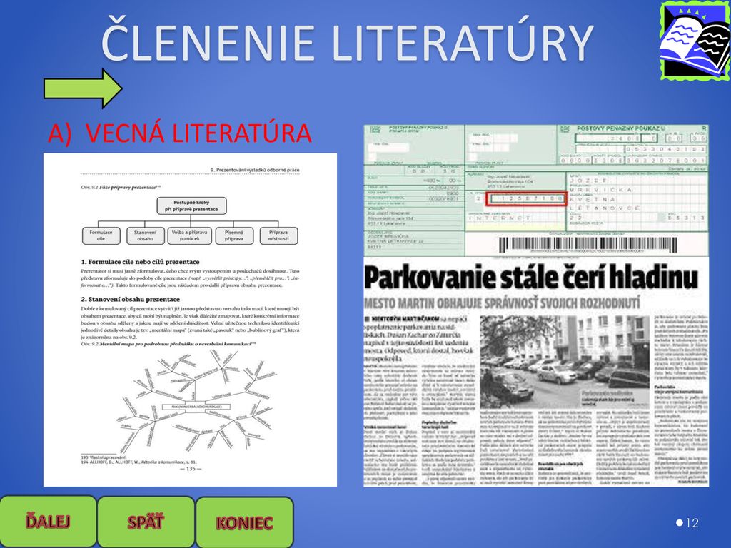 LITERATÚRA DRUHY UMENIA - Ppt Stáhnout