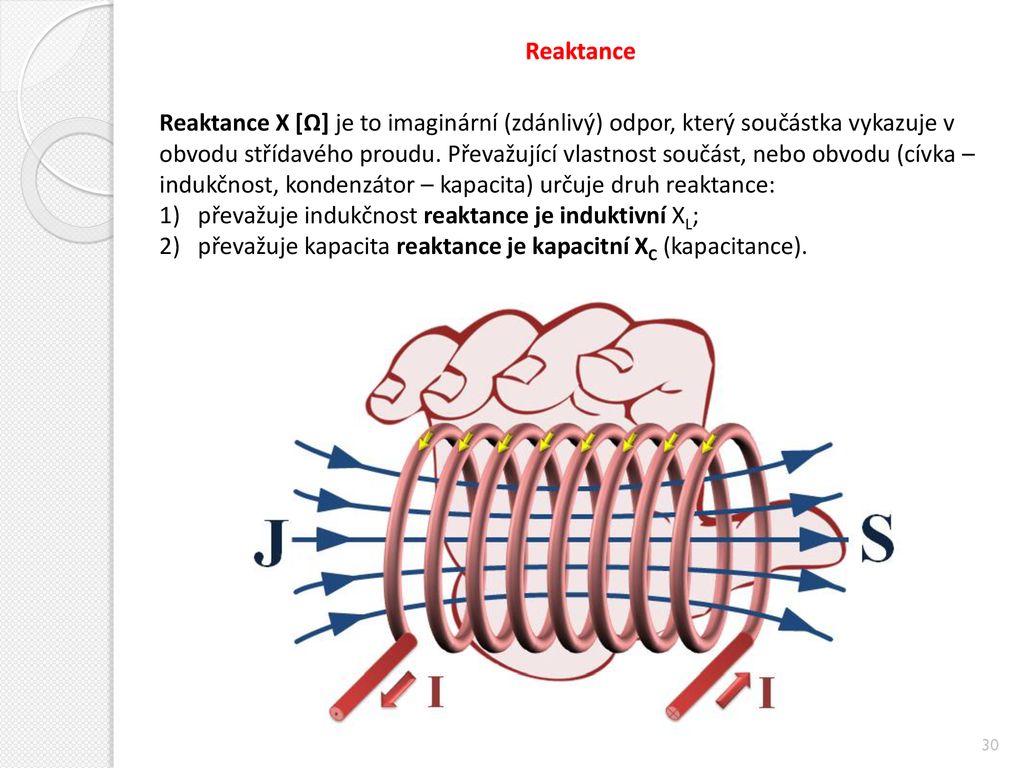 Co je reaktance fyzika?