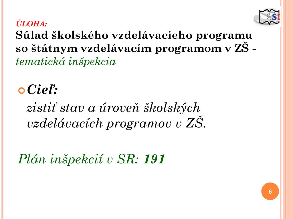 Plán Inšpekčnej činnosti V Zš V šk. Roku 2011/ Ppt Stáhnout