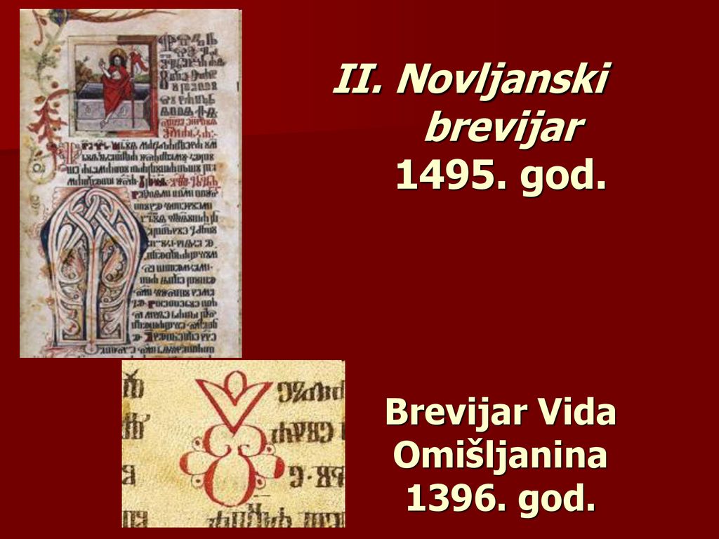 Hrvatske Glagoljske Liturgijske Knjige Ppt Stáhnout