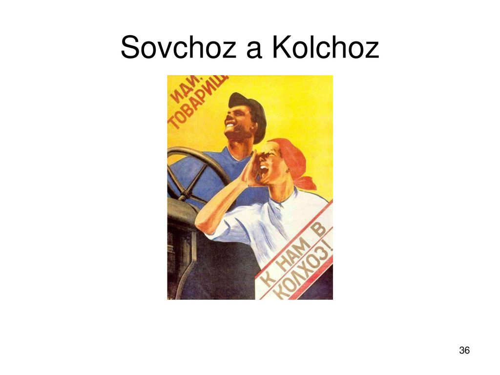 Co je kolchoz a Sovchoz?