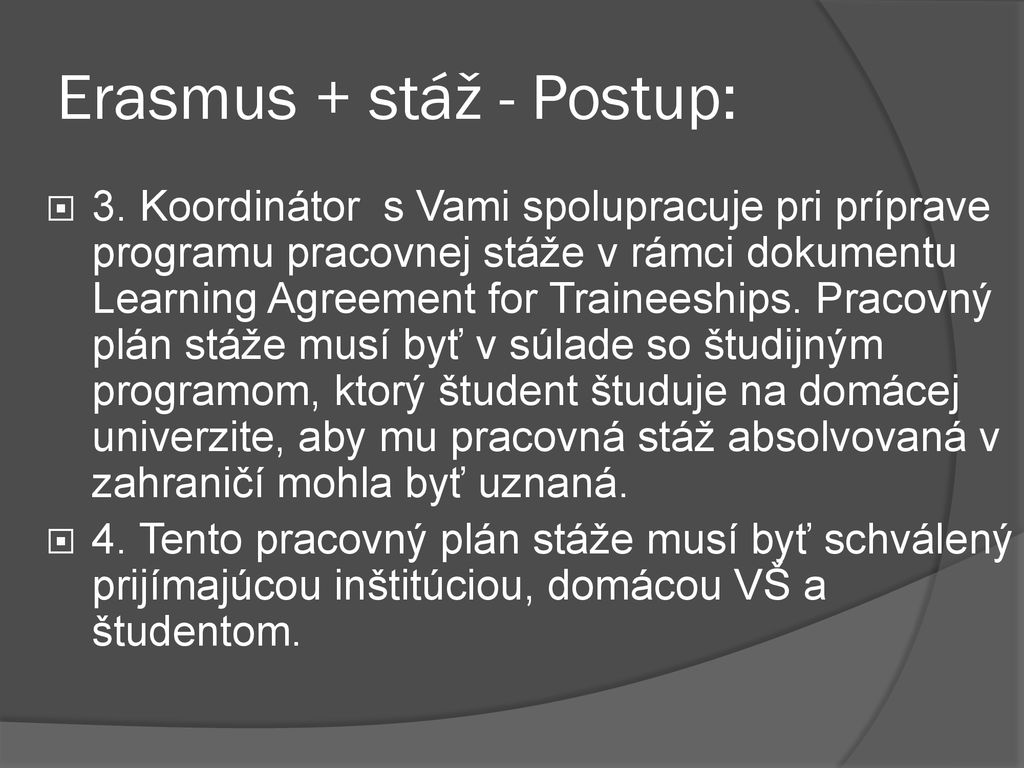 ERASMUS+ – čo to je Erasmus+ je program Európskej únie ( ), ktorý ...