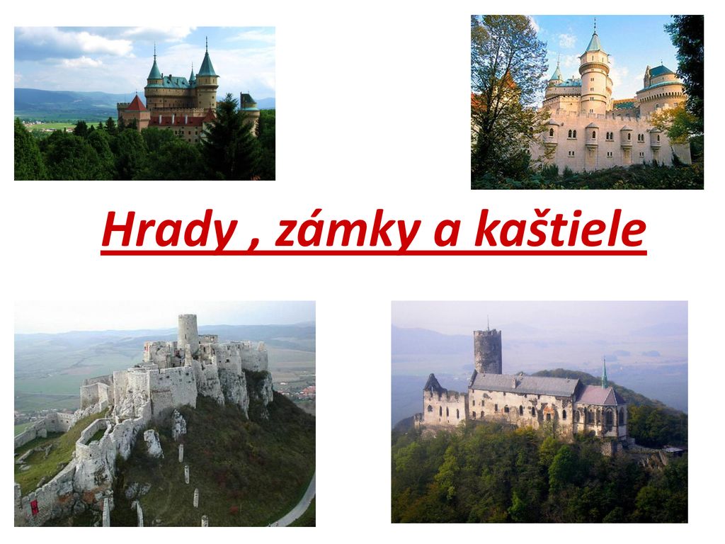 Hrady , Zámky A Kaštiele. - Ppt Stáhnout