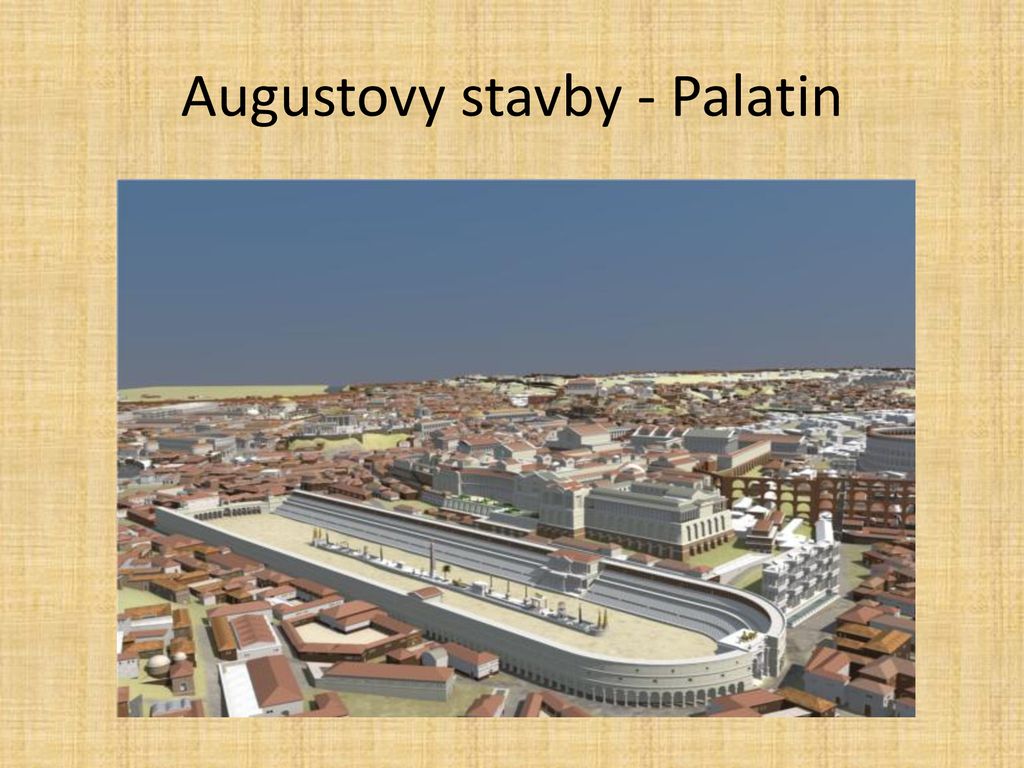 Augustovy stavby - Palatin