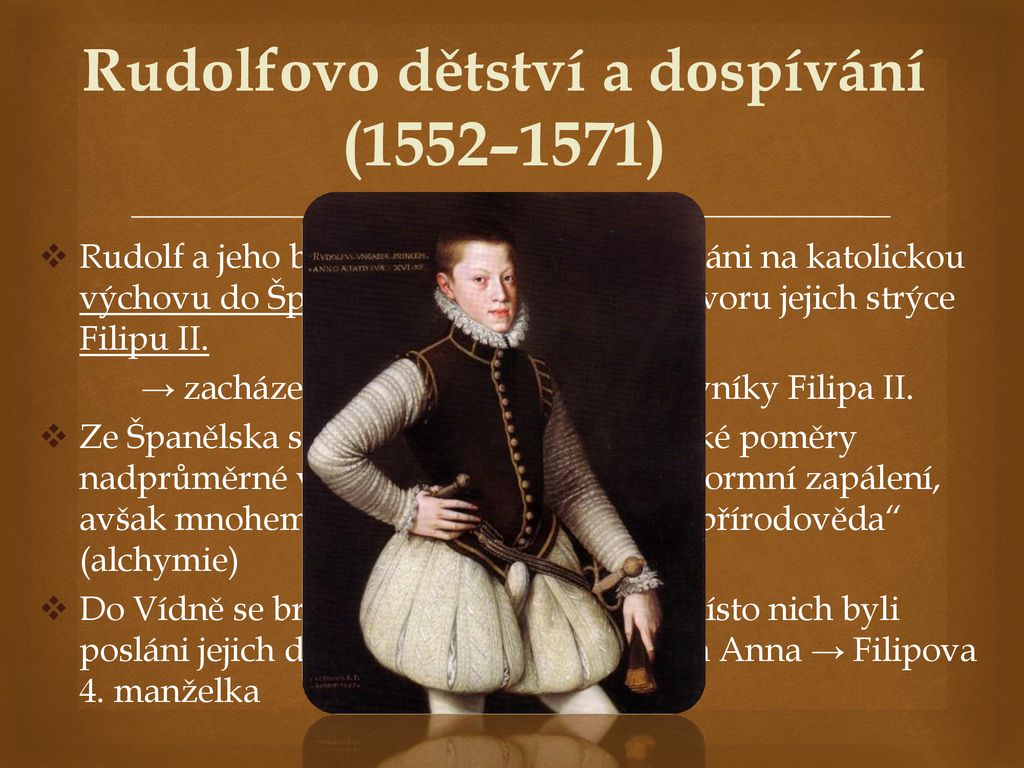 Rudolf II. Habsburský Jeho císařská milost. - ppt stáhnout