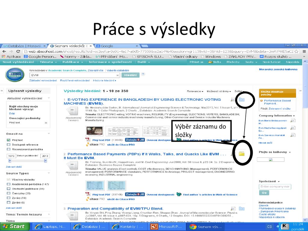 EBSCO - Základní Vyhledávání - Ppt Stáhnout