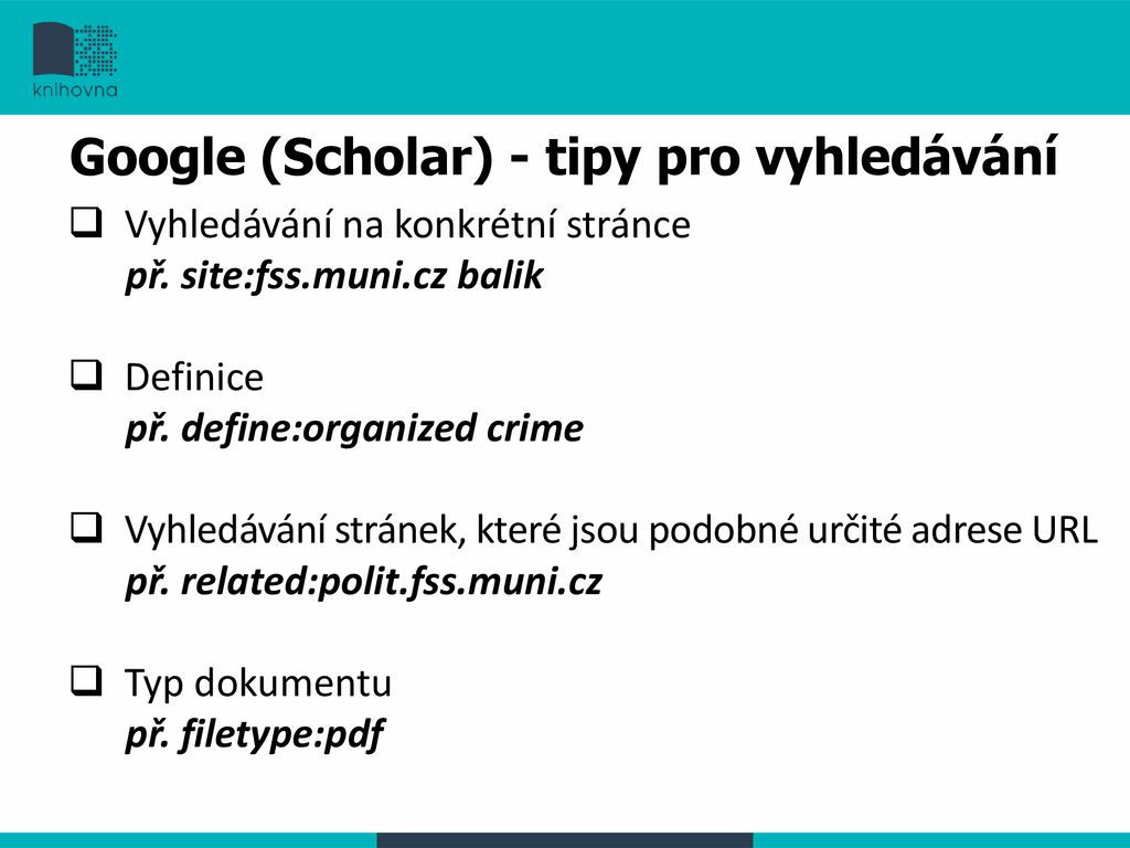 Základy Práce S Informačními Zdroji Pro Bc. Studenty BSS - Ppt Stáhnout