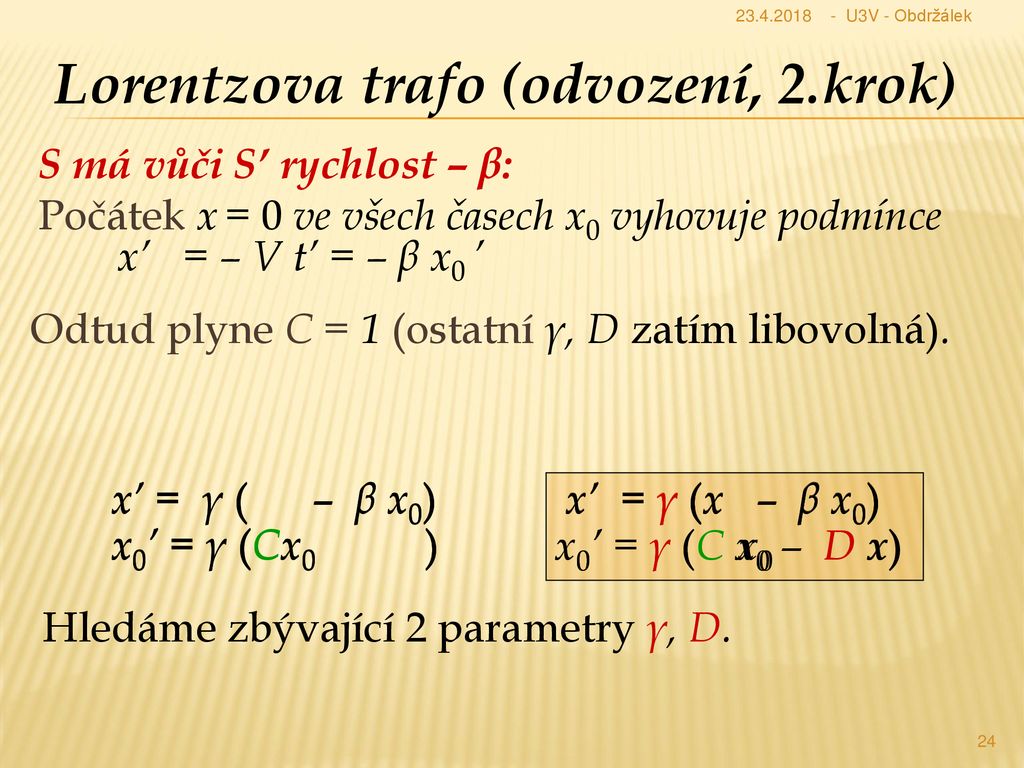 Relativita Graficky U3v Jan Obdrzalek T14 00 00 Ppt Stahnout