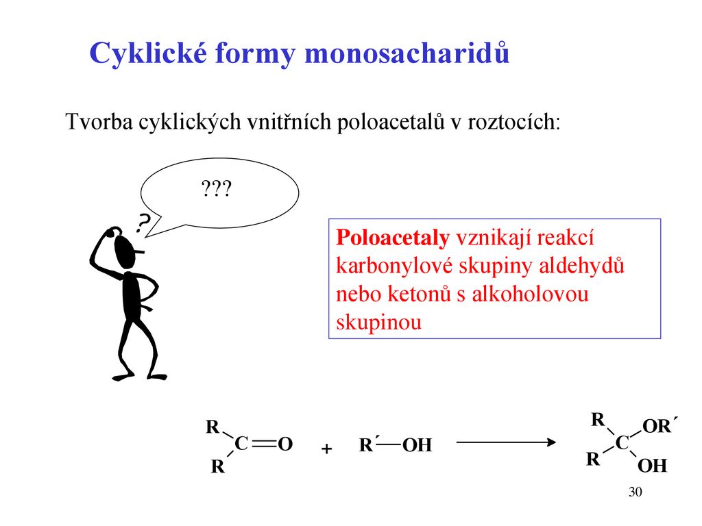 Cyklické formy monosacharidů