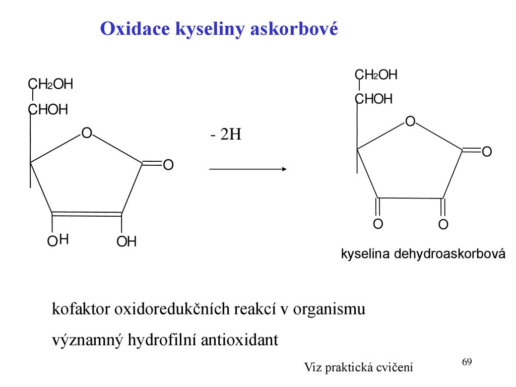 Oxidace kyseliny askorbové