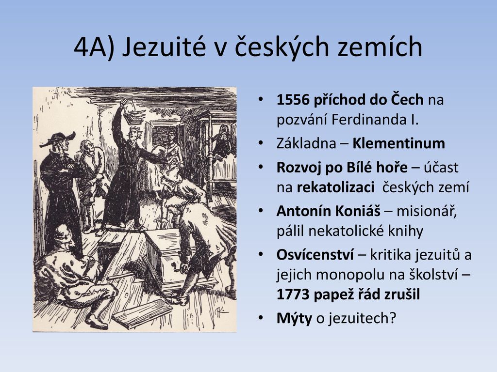 4A) Jezuité v českých zemích