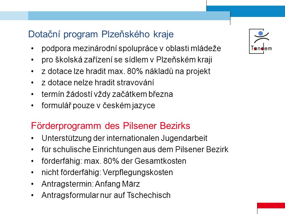 Dotační program Plzeňského kraje