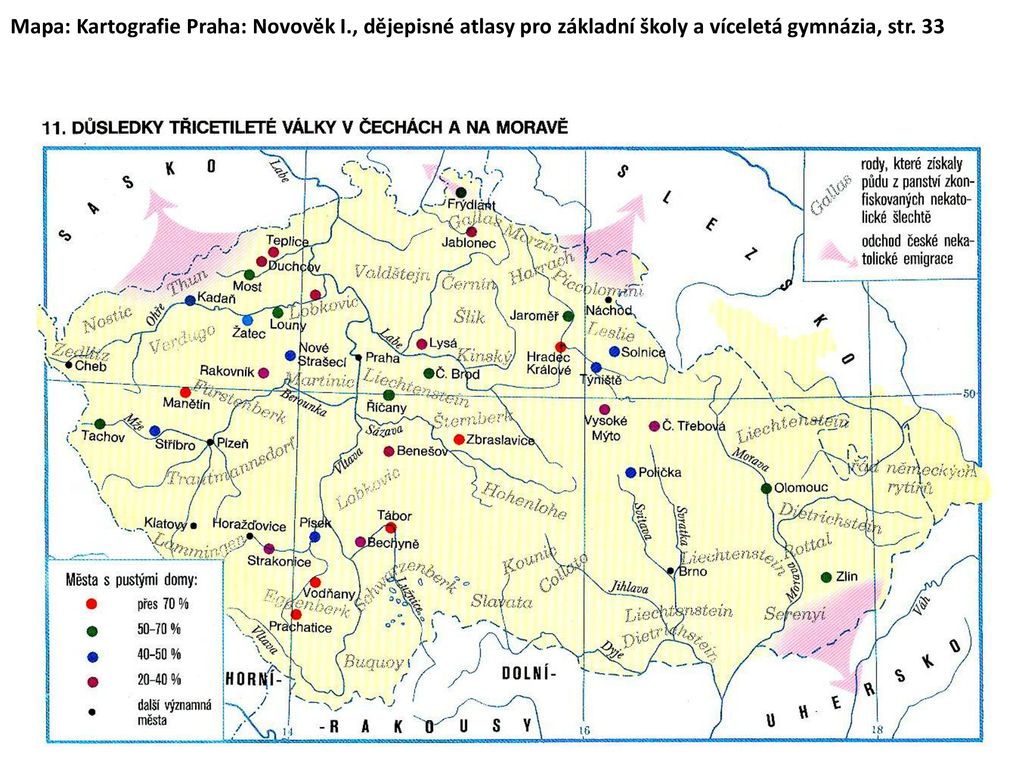 České země po třicetileté válce - ppt stáhnout