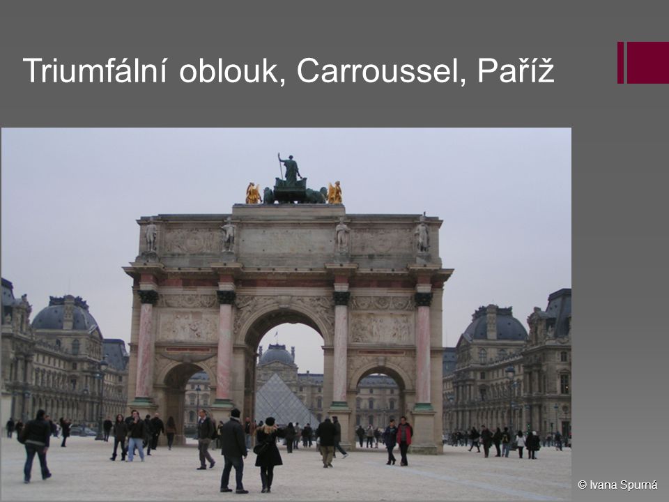 Triumfální oblouk, Carroussel, Paříž